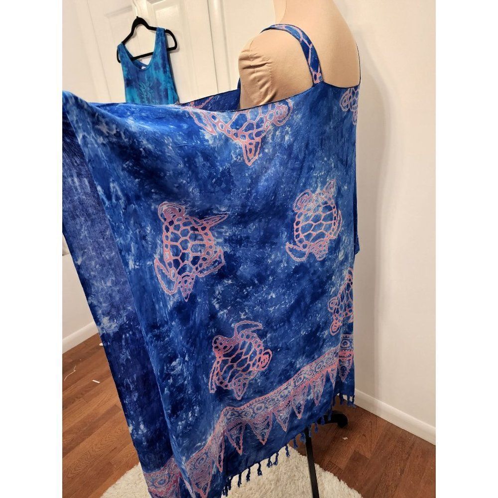 Tropical, boho Style Summer Cold Shoulder One Size, - Picture 9 of 9